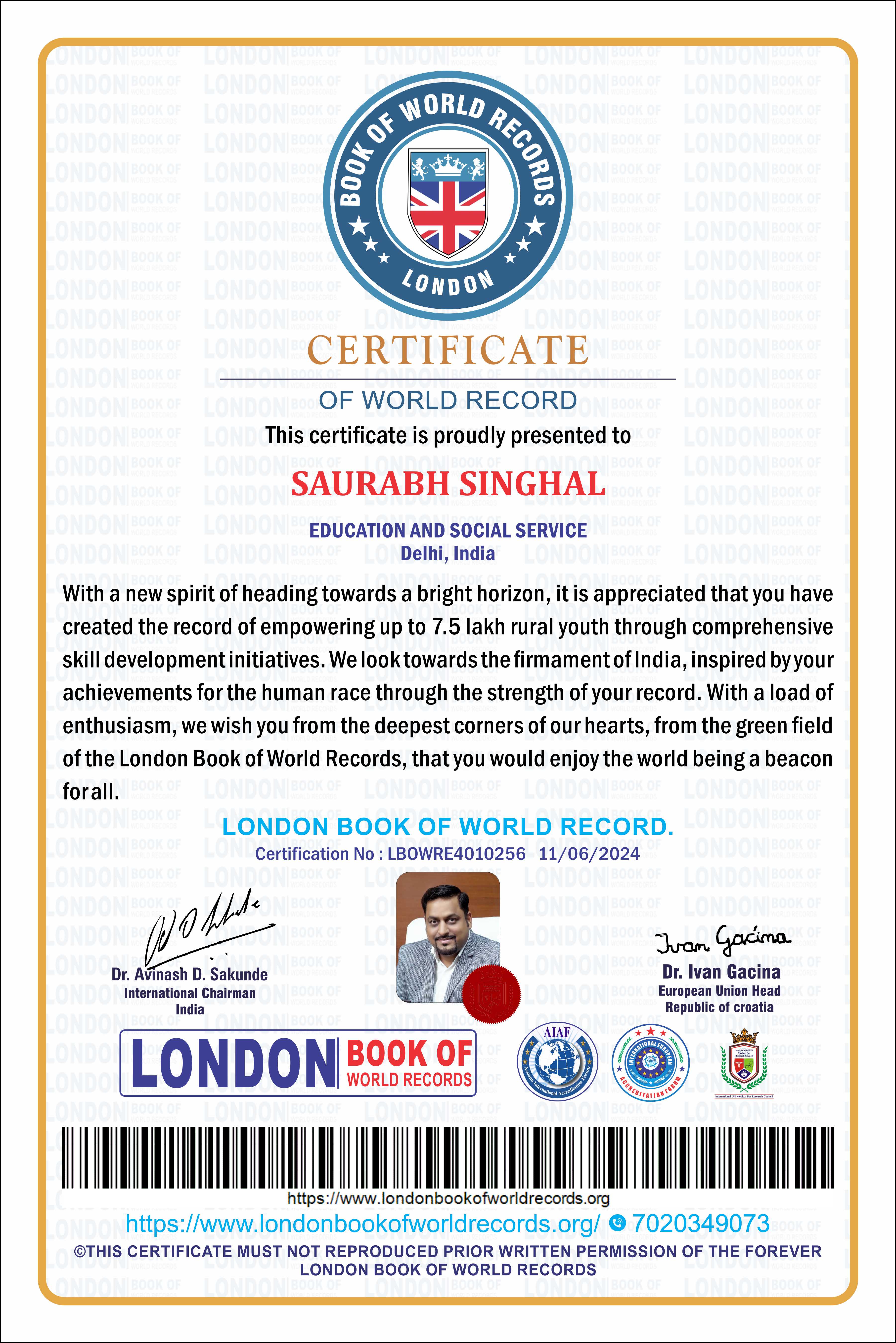 London Book of World Records